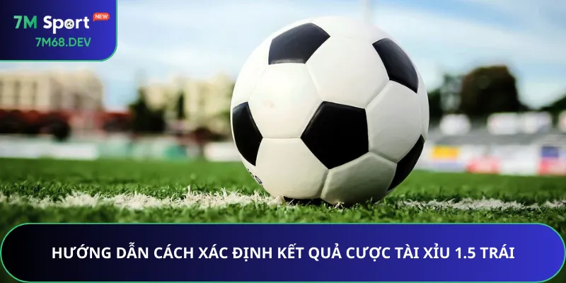 Hướng dẫn cách xác định kết quả cược Tài Xỉu 1.5 trái